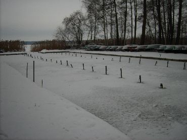 Vereister groer Hafen